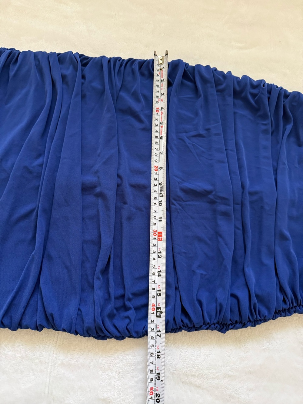 Shapellx Womens M Royal Blue Shapewear Bodycon Midi Dress Ruched Tummy Control - Picture 12 of 15
